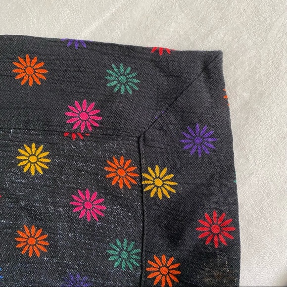 Vintage Esprit rainbow floral tunic blouse L - Picture 12 of 12